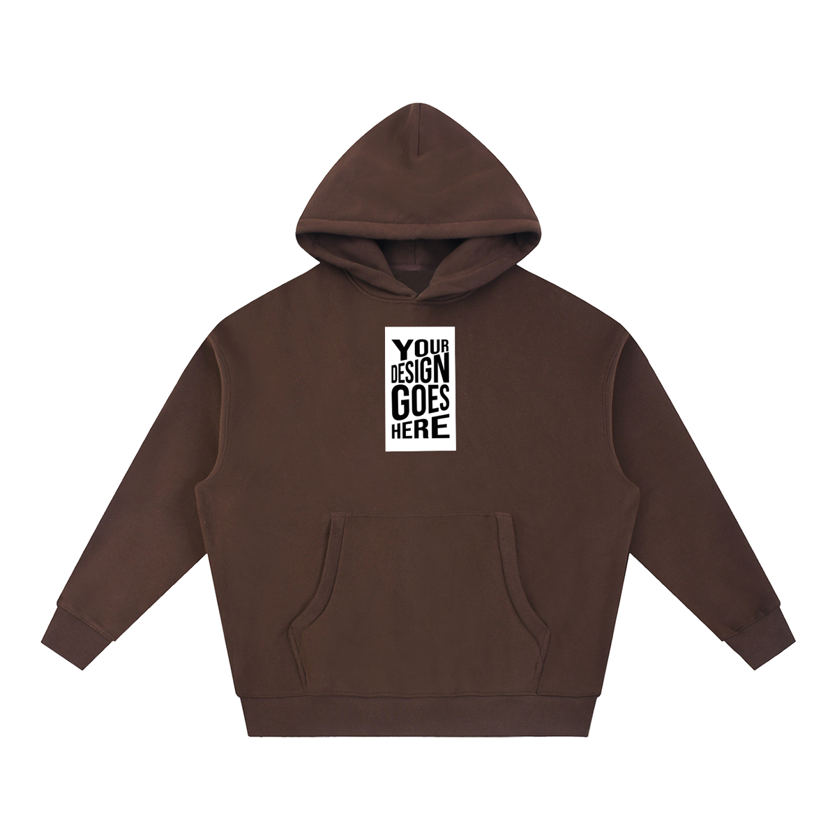 CUSTOM ORDER | RISENRETRO | Essential Oversized Boxy Fit Fleece Hoodie