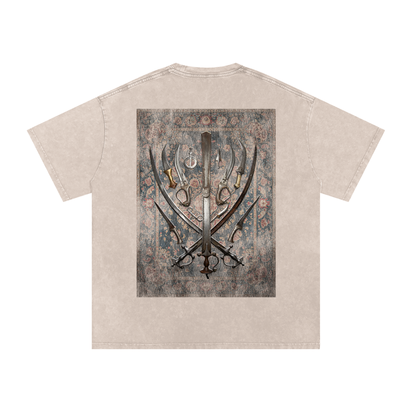 SIKH ARMORY  Washed Oversized Cotton T-Shirt