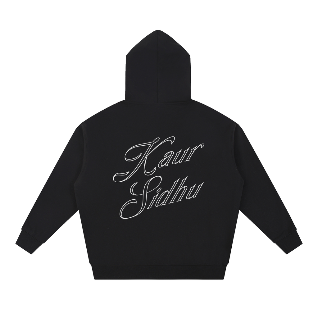 kaur sidhu cstm dsgn Essential Heavyweight Hoodie