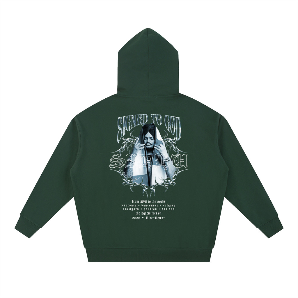 SIGNED TO GOD | Essential Heavyweight Hoodie | SMW | RISENRETRO