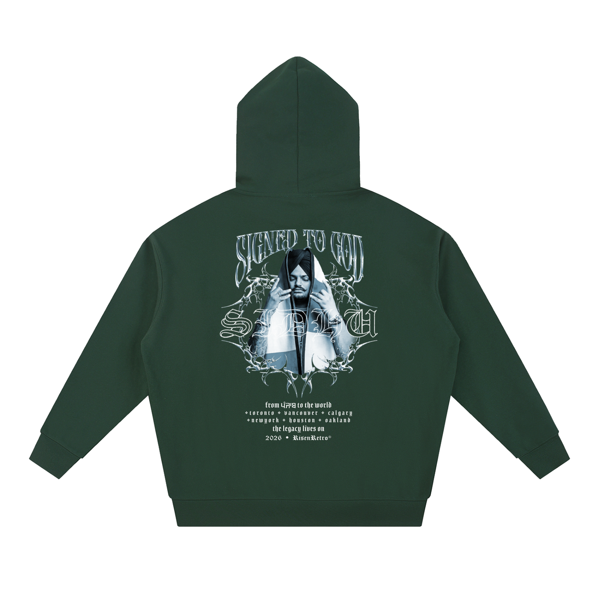 SIGNED TO GOD | Essential Heavyweight Hoodie | SMW | RISENRETRO