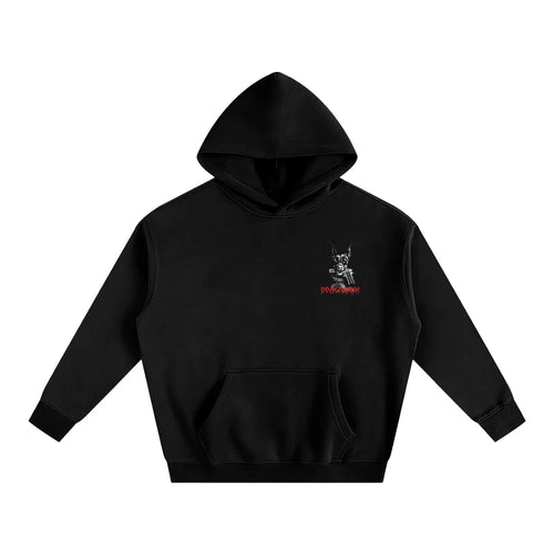 DoberMann 2 X RisenRetro Oversize Fleeced Hoodie