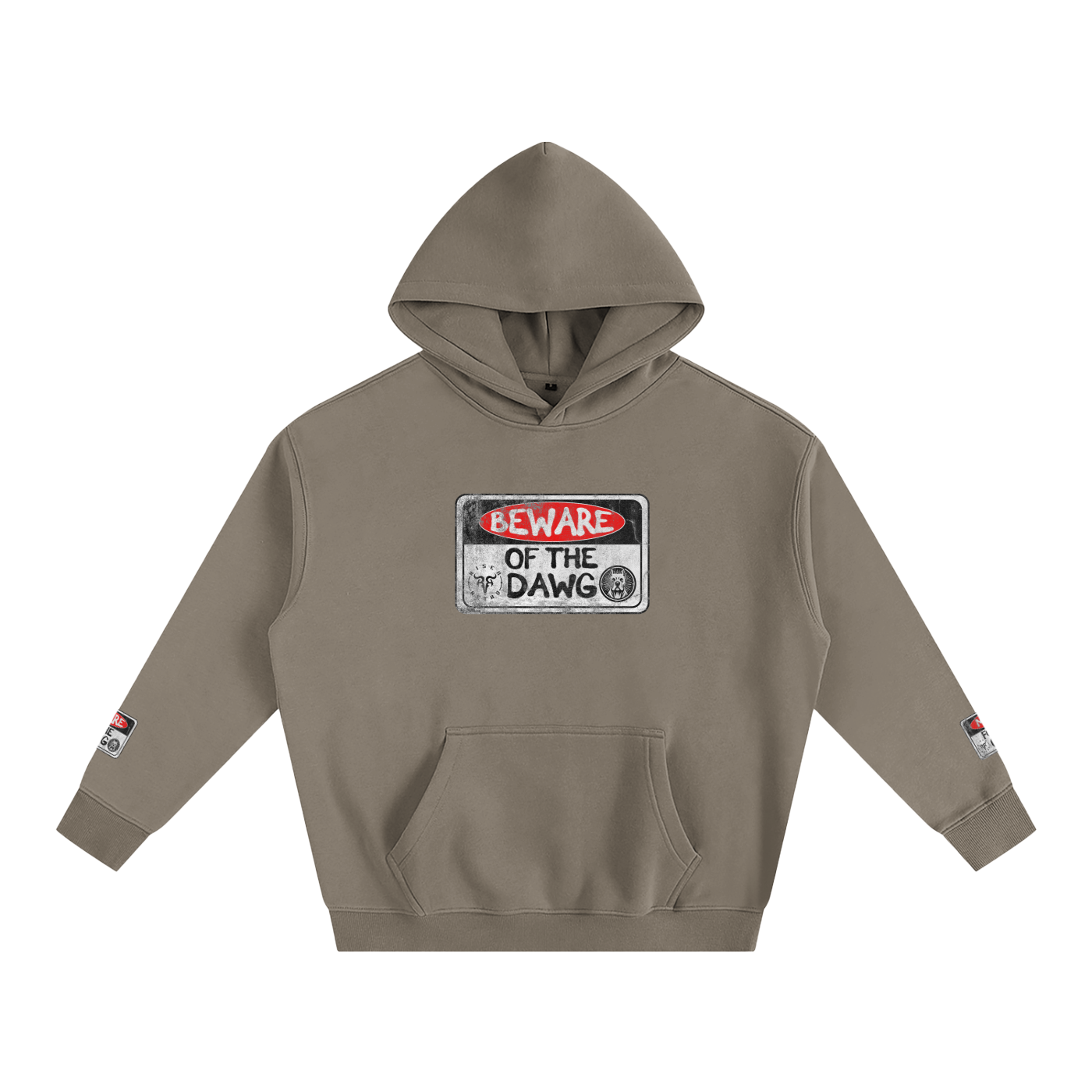 Beware of the Dawg X RisenRetro Oversize Fleeced Hoodie