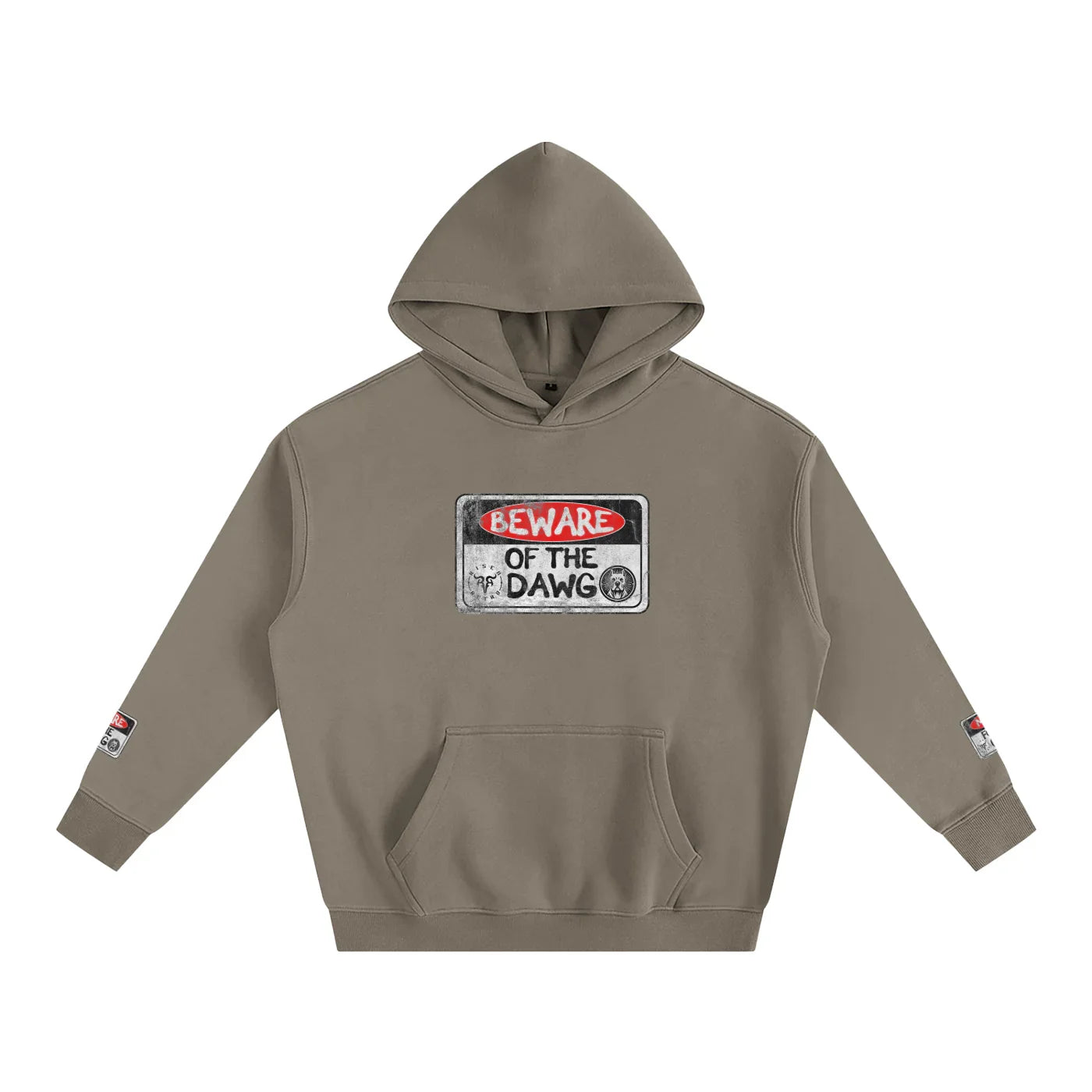 Attention au sweat à capuche oversize en polaire Dawg X RisenRetro