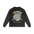 VVS Culture X RisenRetro Acid Wash Oversize Long Sleeve T-Shirt
