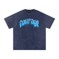 Courage Over Comfort X Risen Retro Washed Oversized Cotton T-Shirt