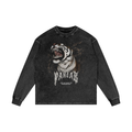 TIGER ROAR PANJAB | RISENRETRO | Acid Wash Oversize Long Sleeve T-Shirt