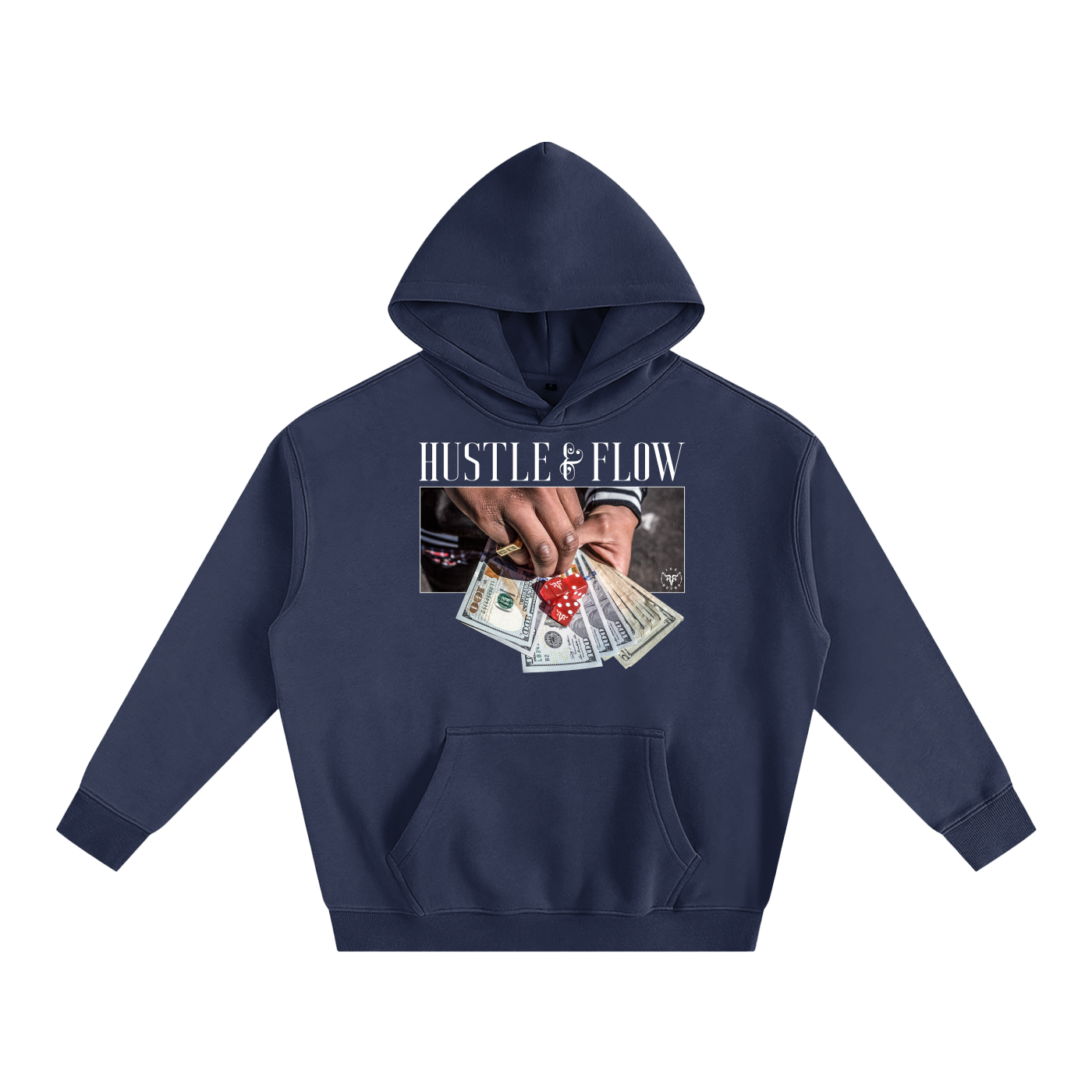 Hustle & Flow X RisenRetro Oversize Fleeced Hoodie