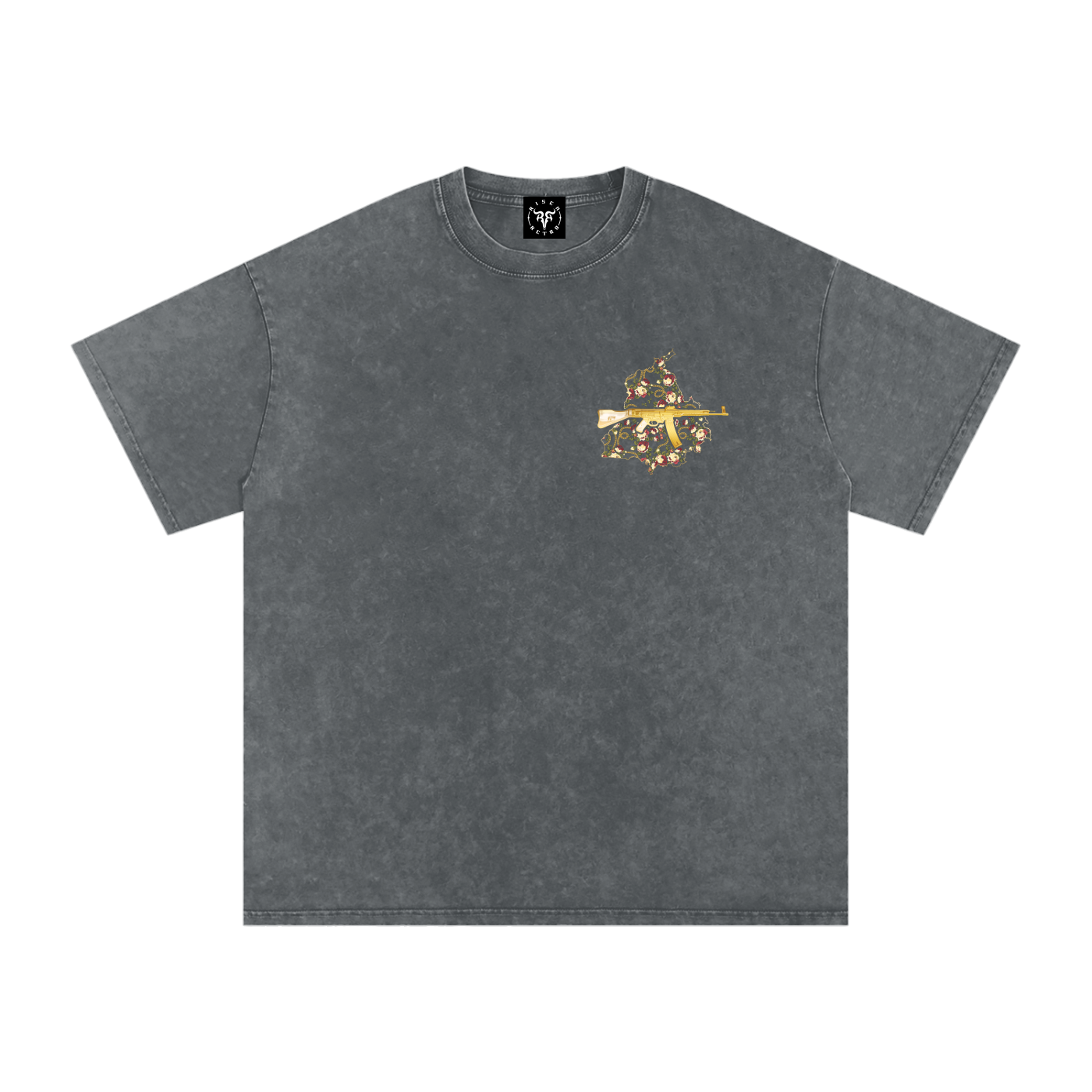 Vintage Panjab V3 X RisenRetro Snow Washed Oversized Cotton T-Shirt