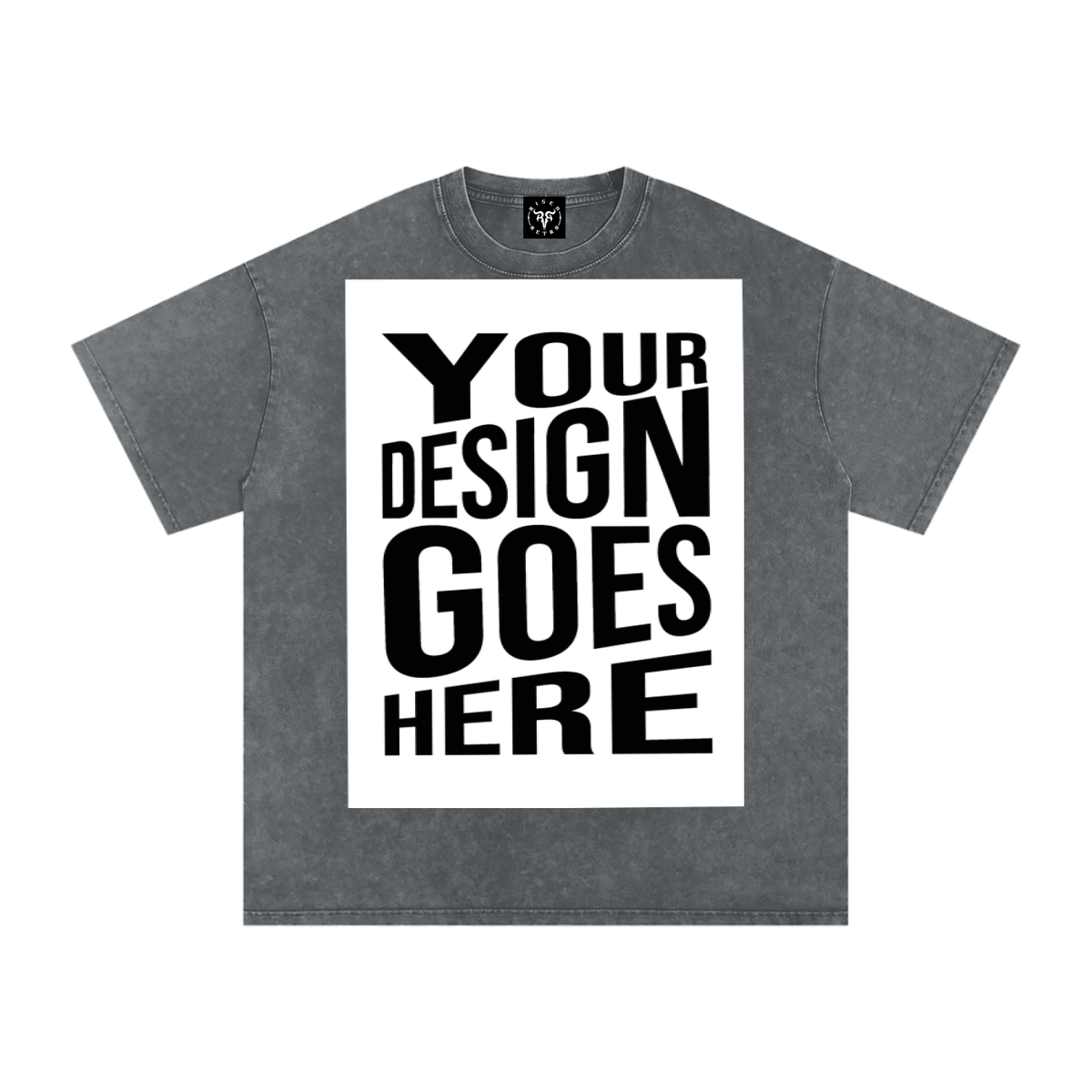 CUSTOM ORDER X RisenRetro Snow Washed Oversized Cotton T-Shirt