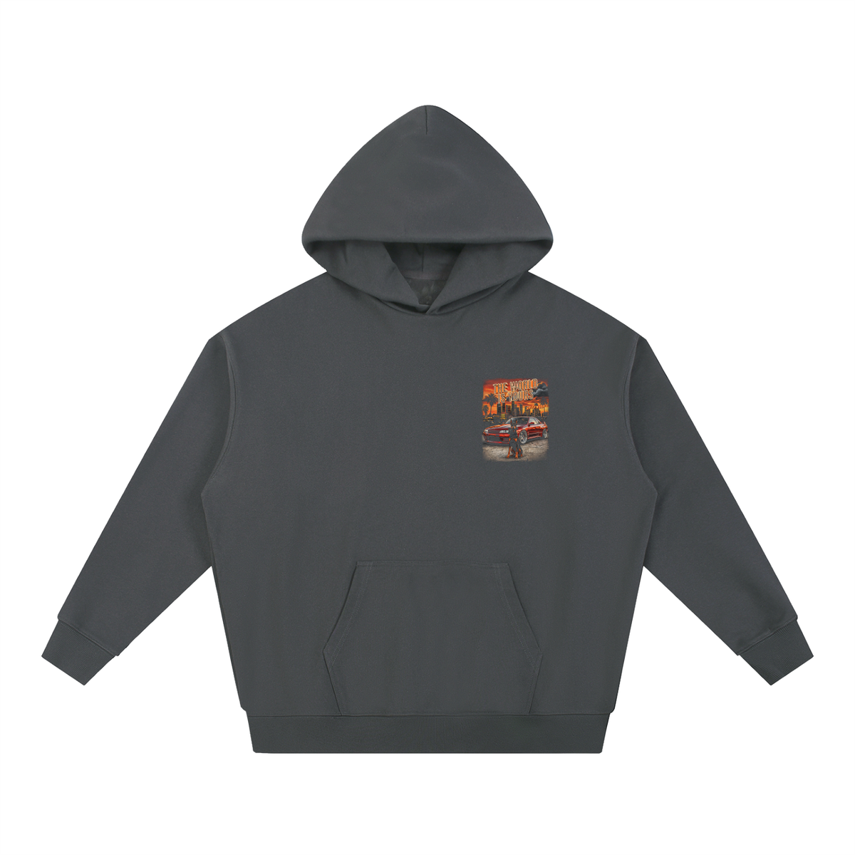 THE WORLD IS YOURS X RISENRETRO Essential Heavyweight Hoodie