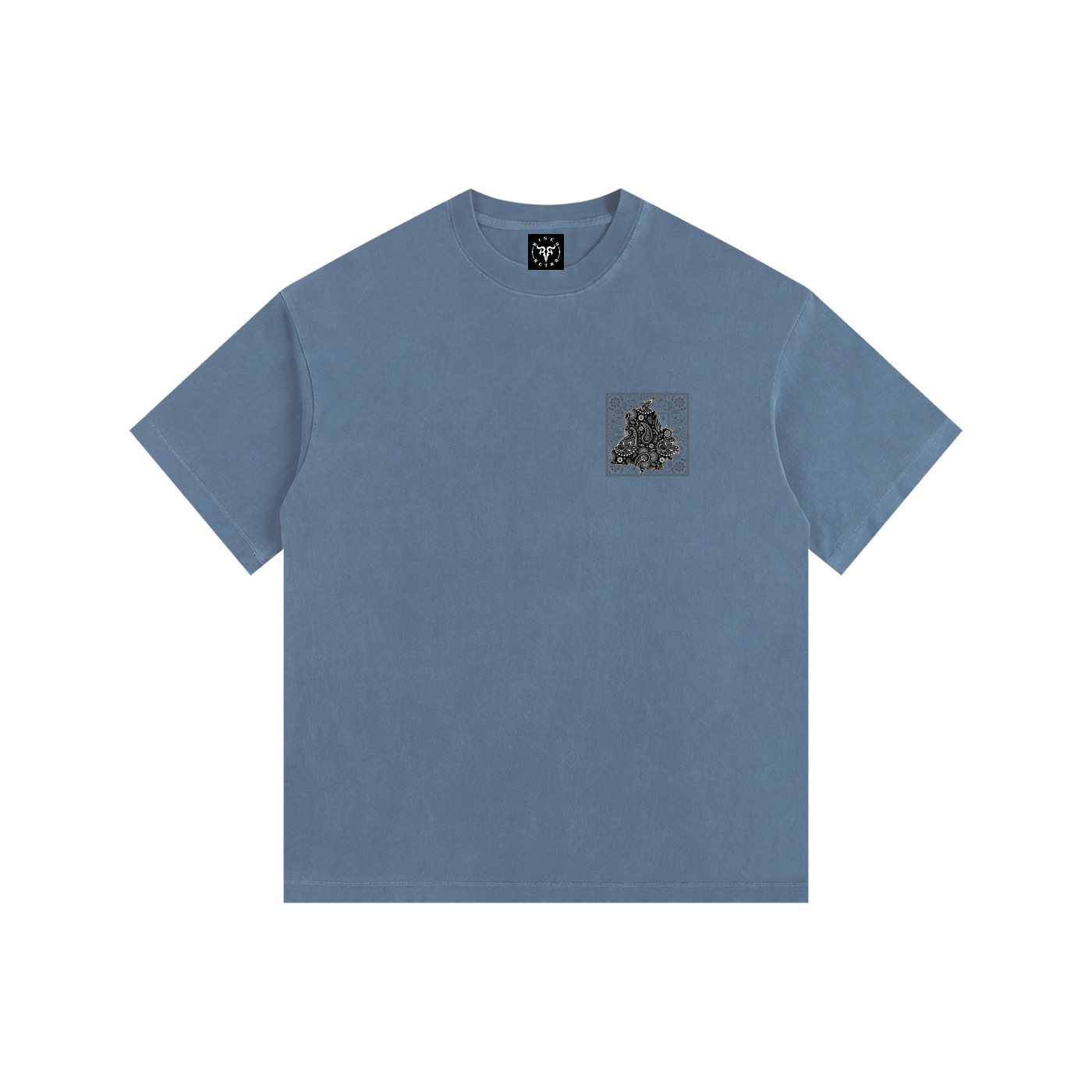 PANJAB X BANDANA PAISLEY Vintage Washed Oversized Cotton T-Shirt