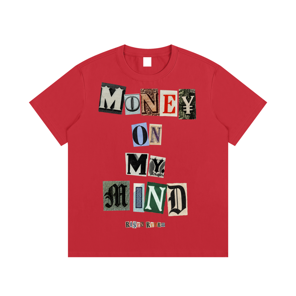 MONEY ON MY MIND X RISEN RETRO Essential Cotton T-Shirt