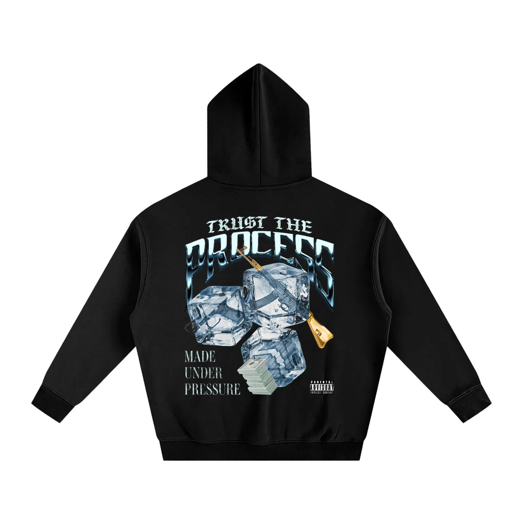 Trust The Process X Risen Retro Oversize Fleeced Hoodie
