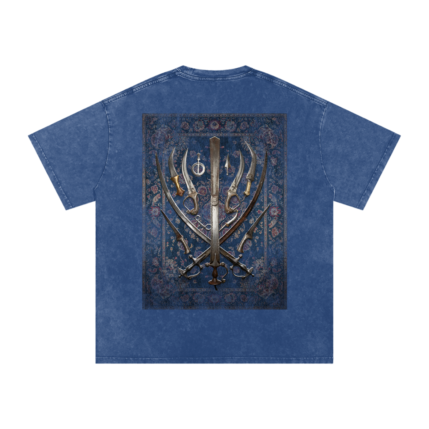 SIKH ARMORY  Washed Oversized Cotton T-Shirt