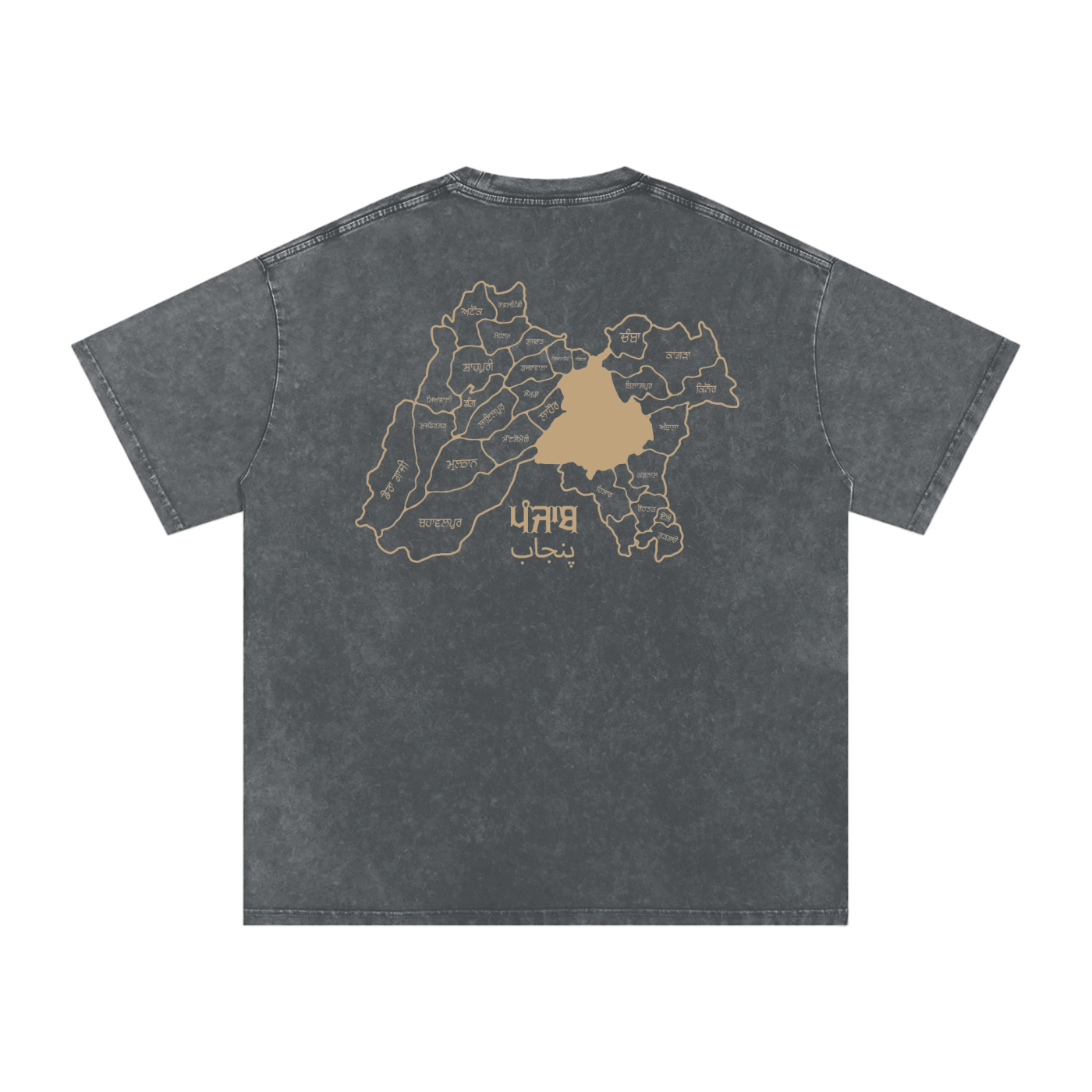 Maharani Jind Kaur X Snow Washed Oversized Cotton T-Shirt