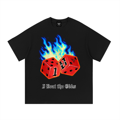 BEAT THE ODDS X Risen Retro Essential Cotton T-Shirt