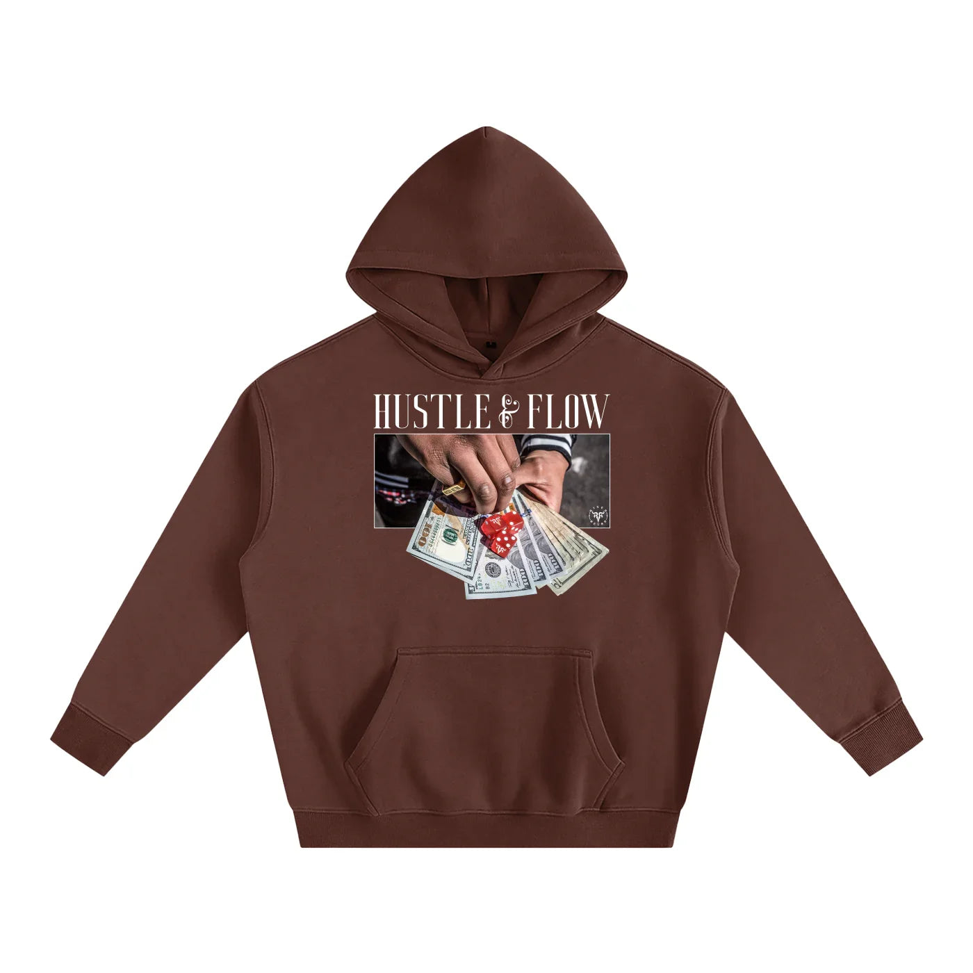 Sweat à capuche oversize en polaire Hustle & Flow X RisenRetro