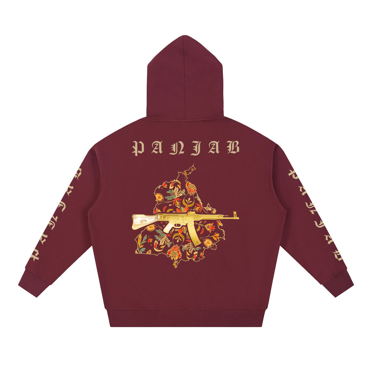 Vintage Panjab | Essential Heavyweight Hoodie | RisenRetro
