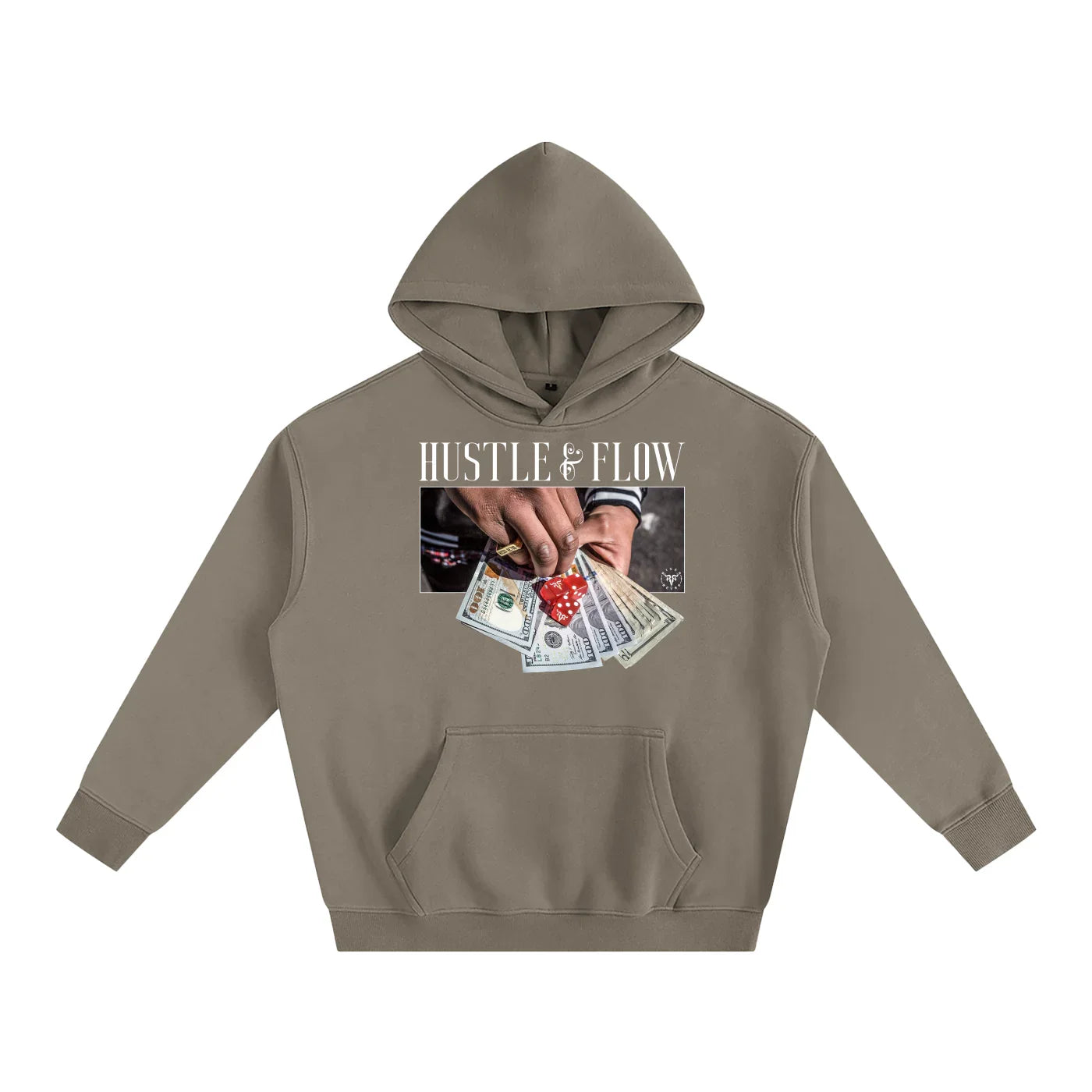 Sweat à capuche oversize en polaire Hustle & Flow X RisenRetro