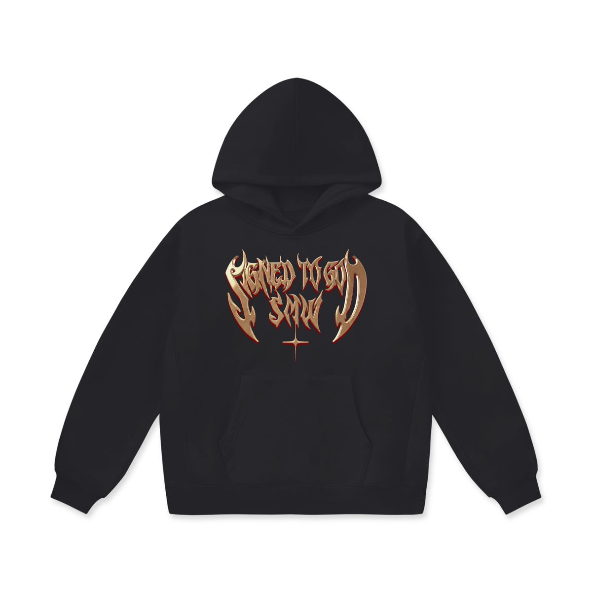 SIGNED TO GOD | PLUS SIZE | Oversize Heavyweight Fleece Hoodie