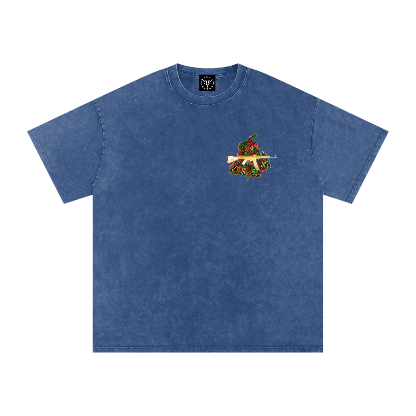Vintage Panjab v4 X RisenRetro Snow Washed Oversized Cotton T-Shirt