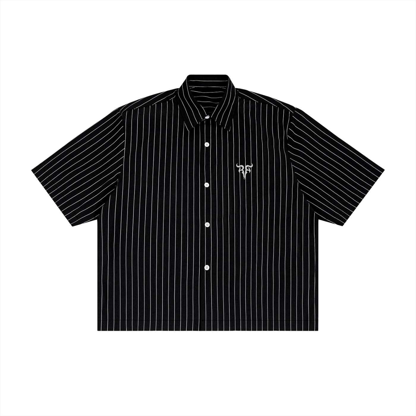 Panjab X Risen Retro Unisex Striped Boxy Button-Up Shirt