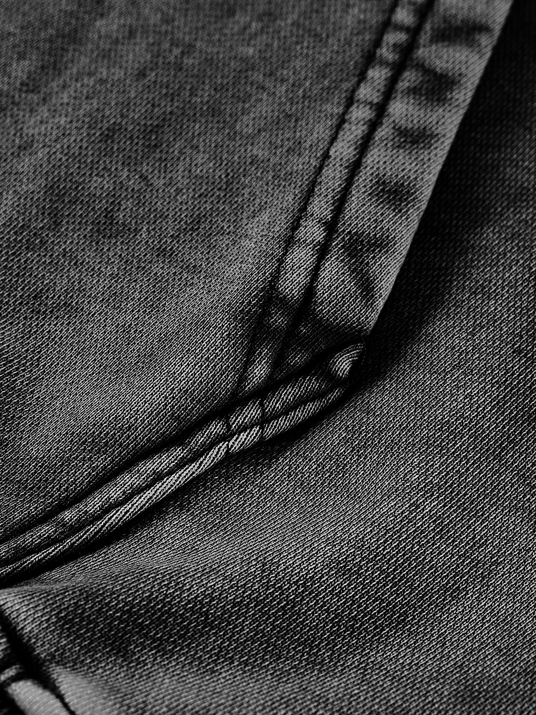 Sweat à capuche ample en coton délavé Liquid Metal Star Snow