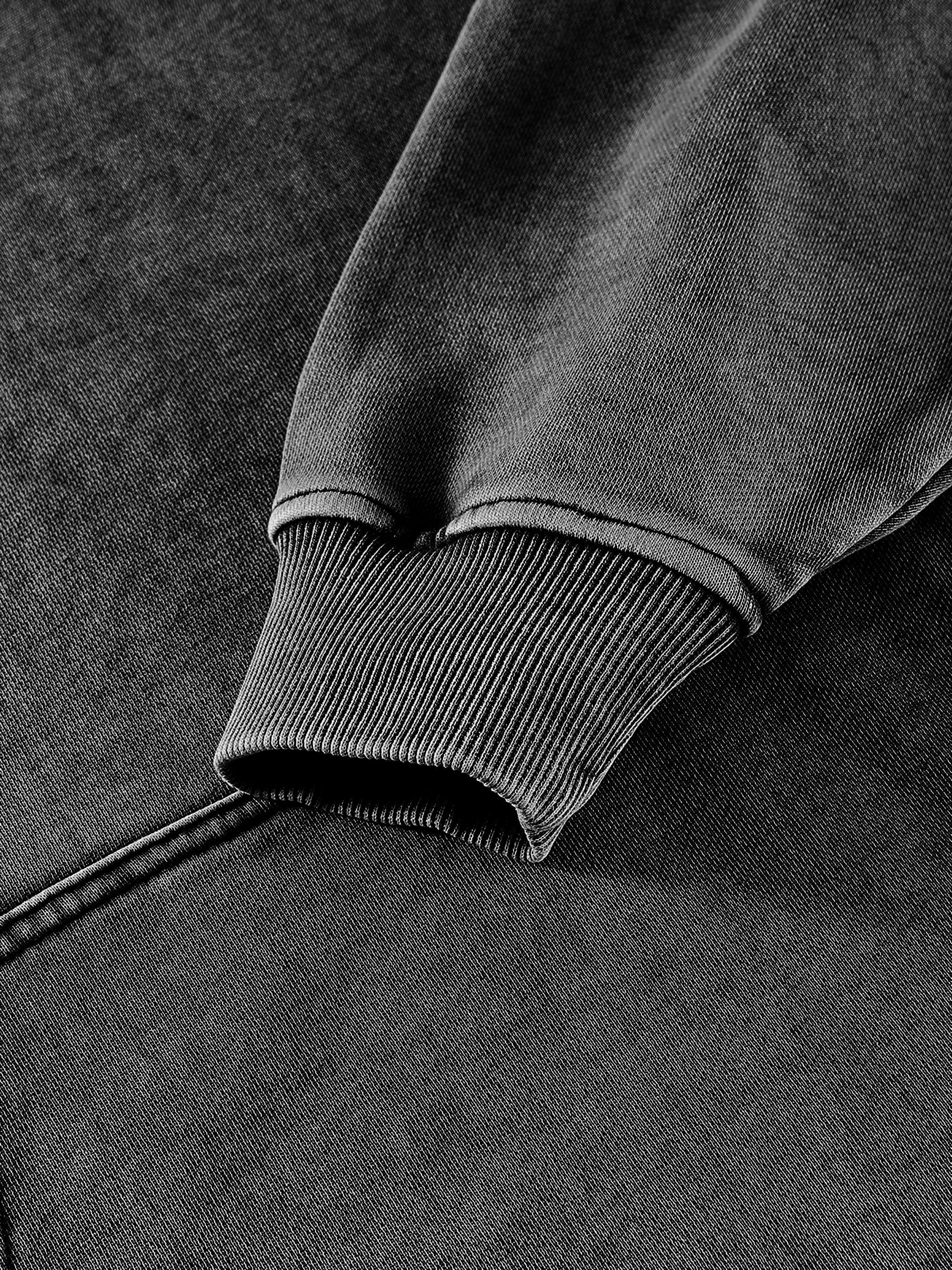 Sweat à capuche ample en coton délavé Liquid Metal Star Snow