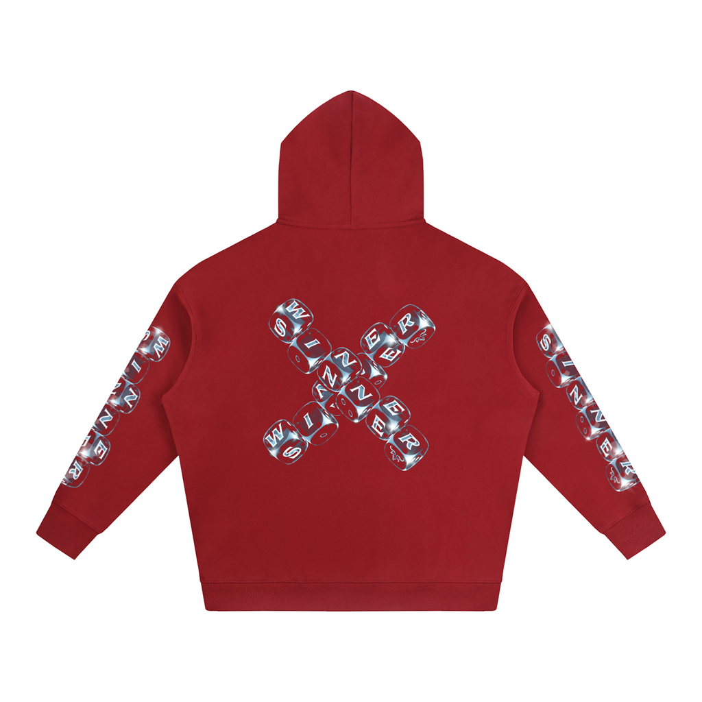 WINNER X SINNER X Risen Retro Oversize Fleeced Hoodie