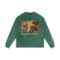 MOTHERS OF COURAGE | RISENRETRO | Acid Wash Oversize Long Sleeve T-Shirt