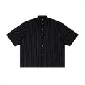 Panjab Bandana X RisenRetro Unisex Striped Boxy Button-Up Shirt