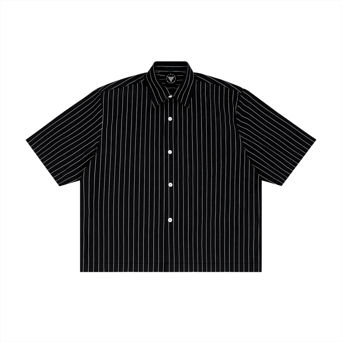 Panjab Bandana X RisenRetro Unisex Striped Boxy Button-Up Shirt
