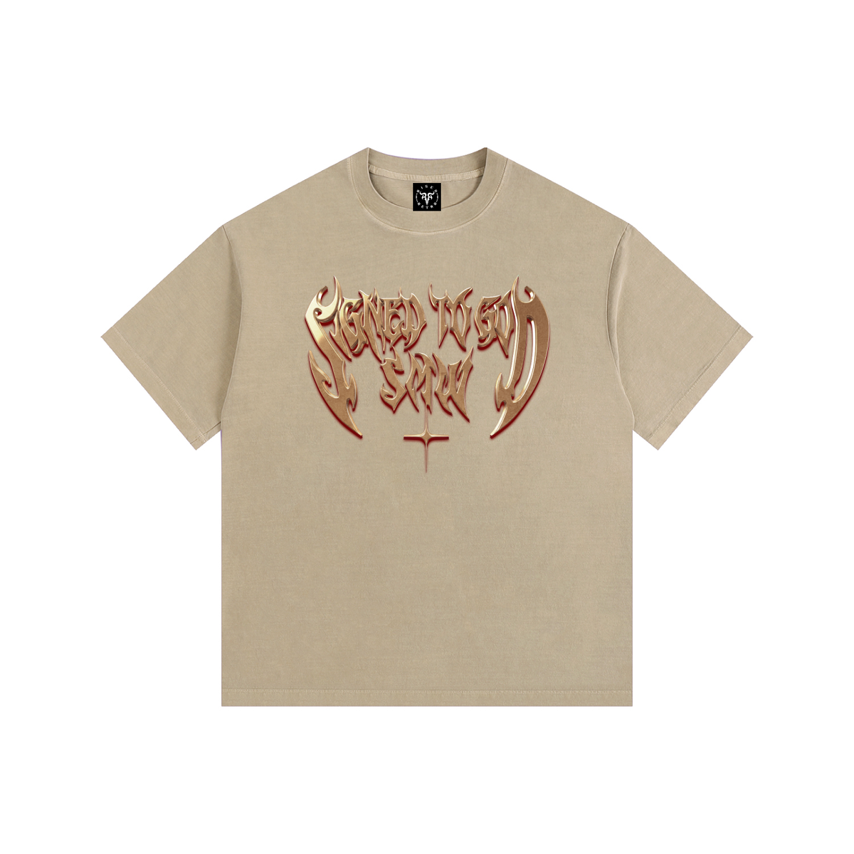 SMW | Signed To God | RisenRetro | Washed PLUS SIZE Cotton T-Shirt