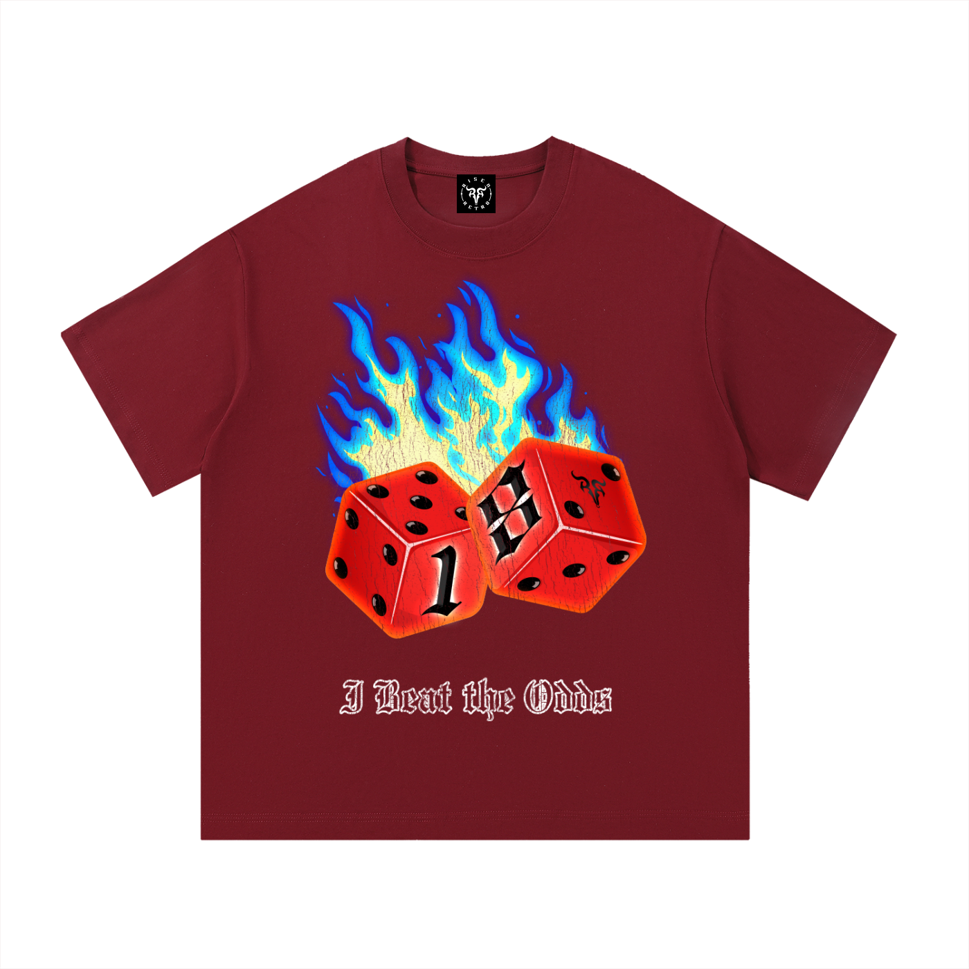 BEAT THE ODDS X Risen Retro Essential Cotton T-Shirt