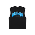 COURAGE | RisenRetro | Raw Edge Cotton Tank Top