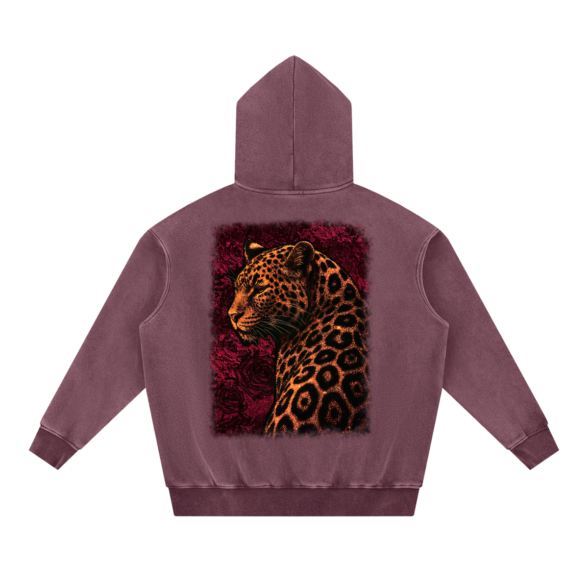 Savage Bloom X RisenRetro Unisex Snow Wash Fleece Oversize Hoodie