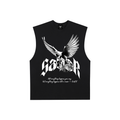 SABAR x Risen Retro Raw Edge Cotton Tank Top