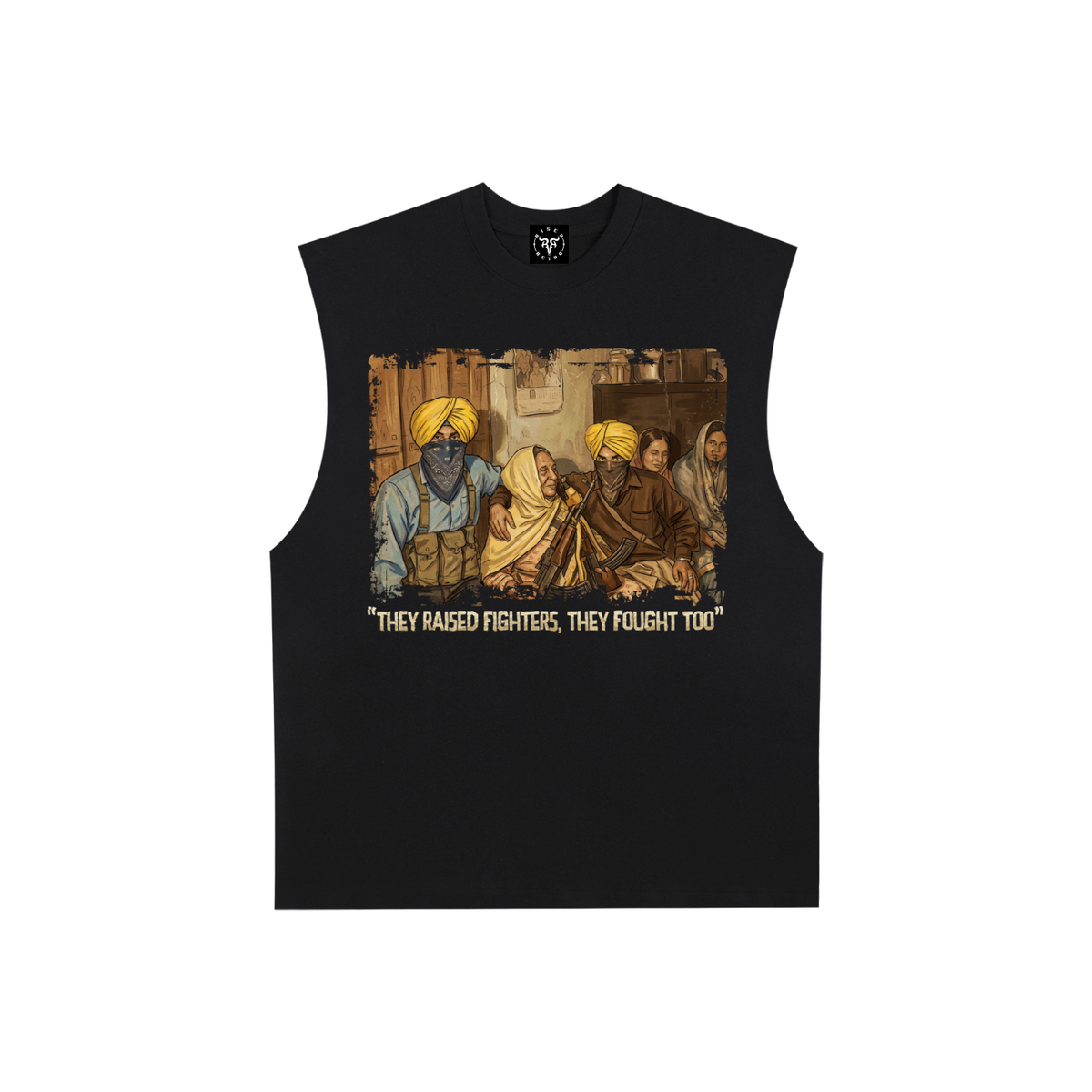 Mother's of Courage | RisenRetro | Raw Edge Cotton Tank Top
