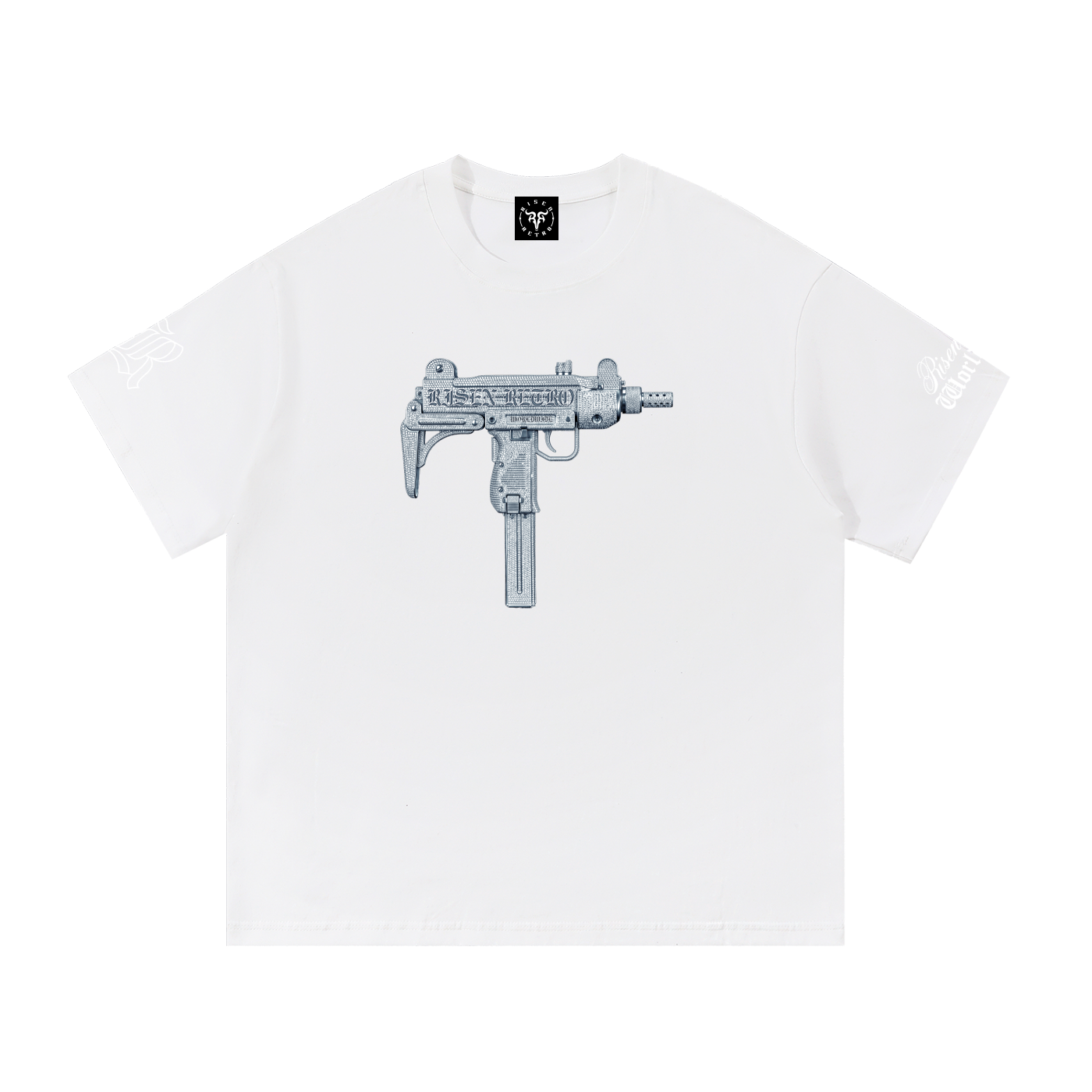 UZI ICEDOUT RisenRetro Essential Regular Cotton T-Shirt