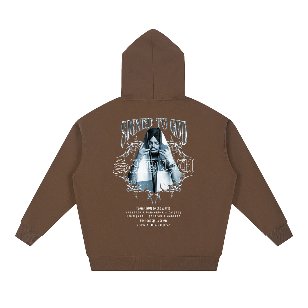 SIGNED TO GOD | Essential Heavyweight Hoodie | SMW | RISENRETRO