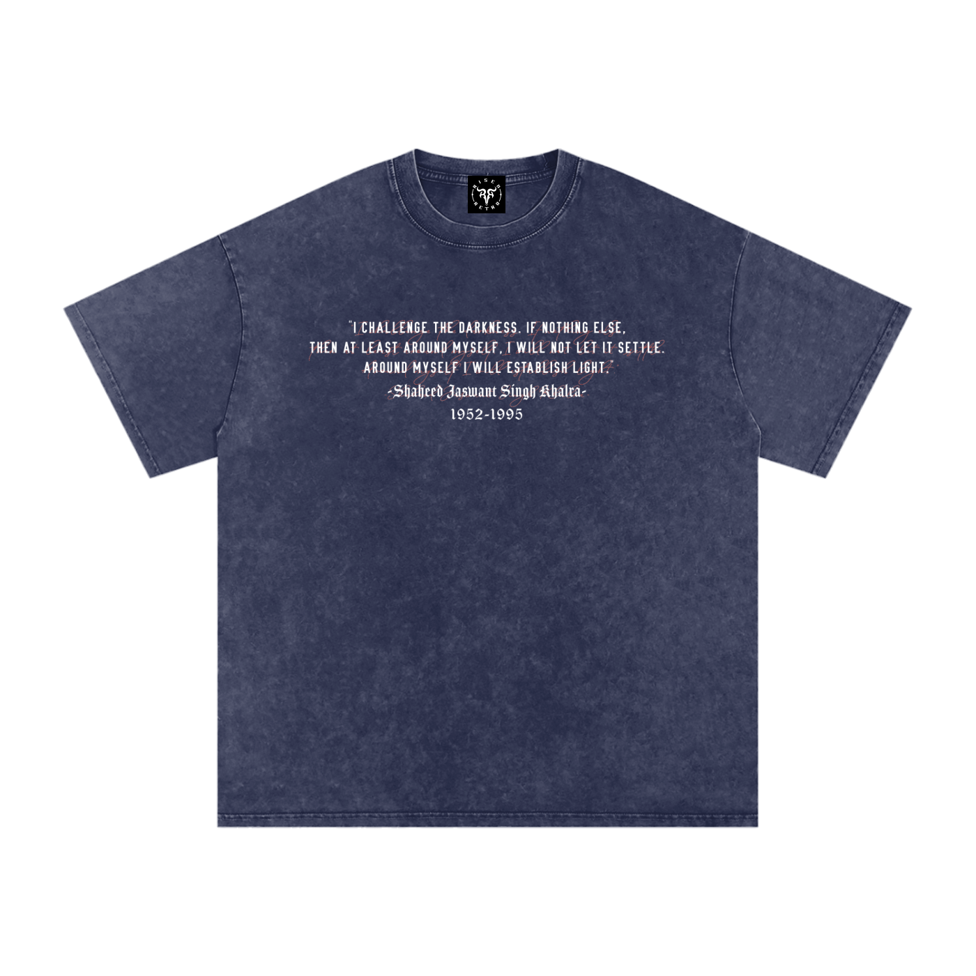 JASWANT SINGH KHALRA x RisenRetro Washed Oversized T-Shirt
