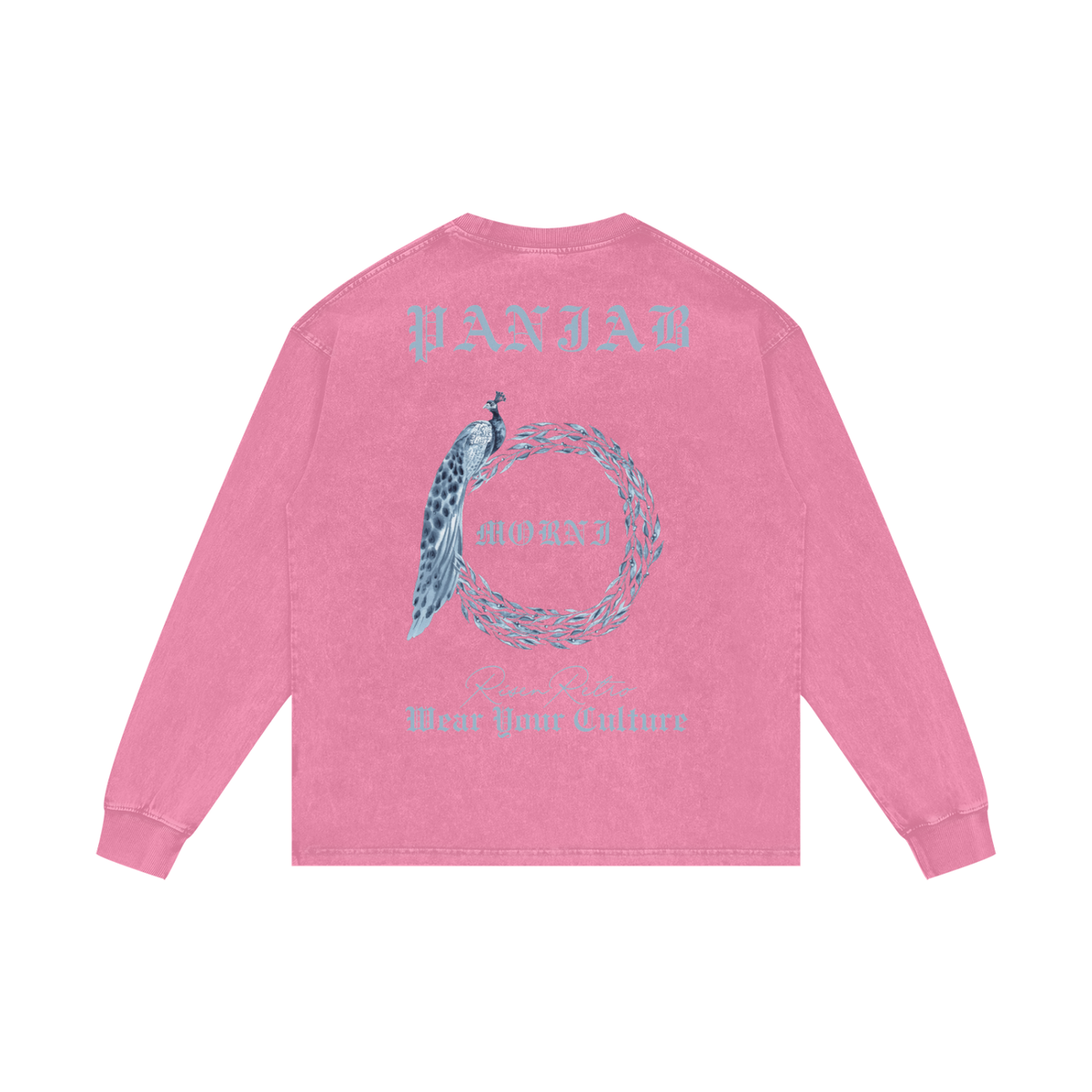 MORNI | RISENRETRO | Acid Wash Oversize Long Sleeve T-Shirt