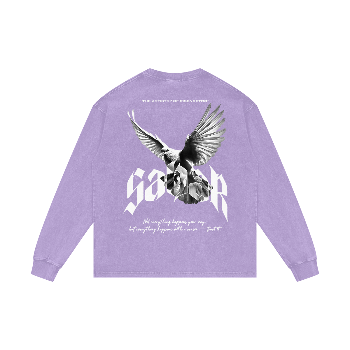 SABAR V2 | RISENRETRO | Acid Wash Oversize Long Sleeve T-Shirt