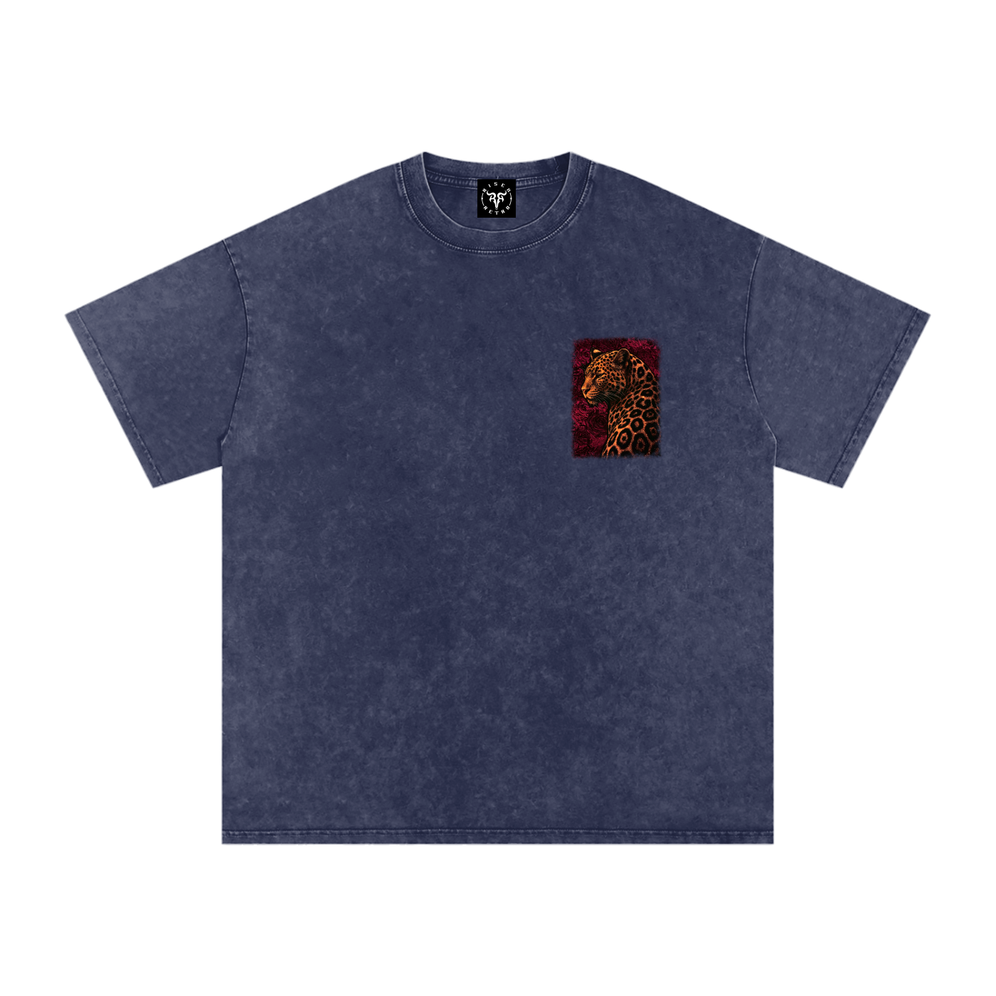 Savage Bloom X Risen Retro Snow Washed Oversized Cotton T-Shirt