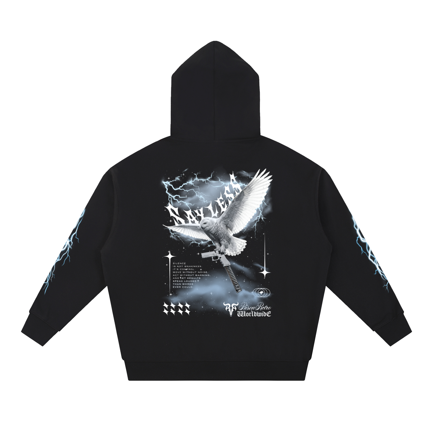 SAYLESS X RISENRETRO DTG Essential Heavyweight Hoodie