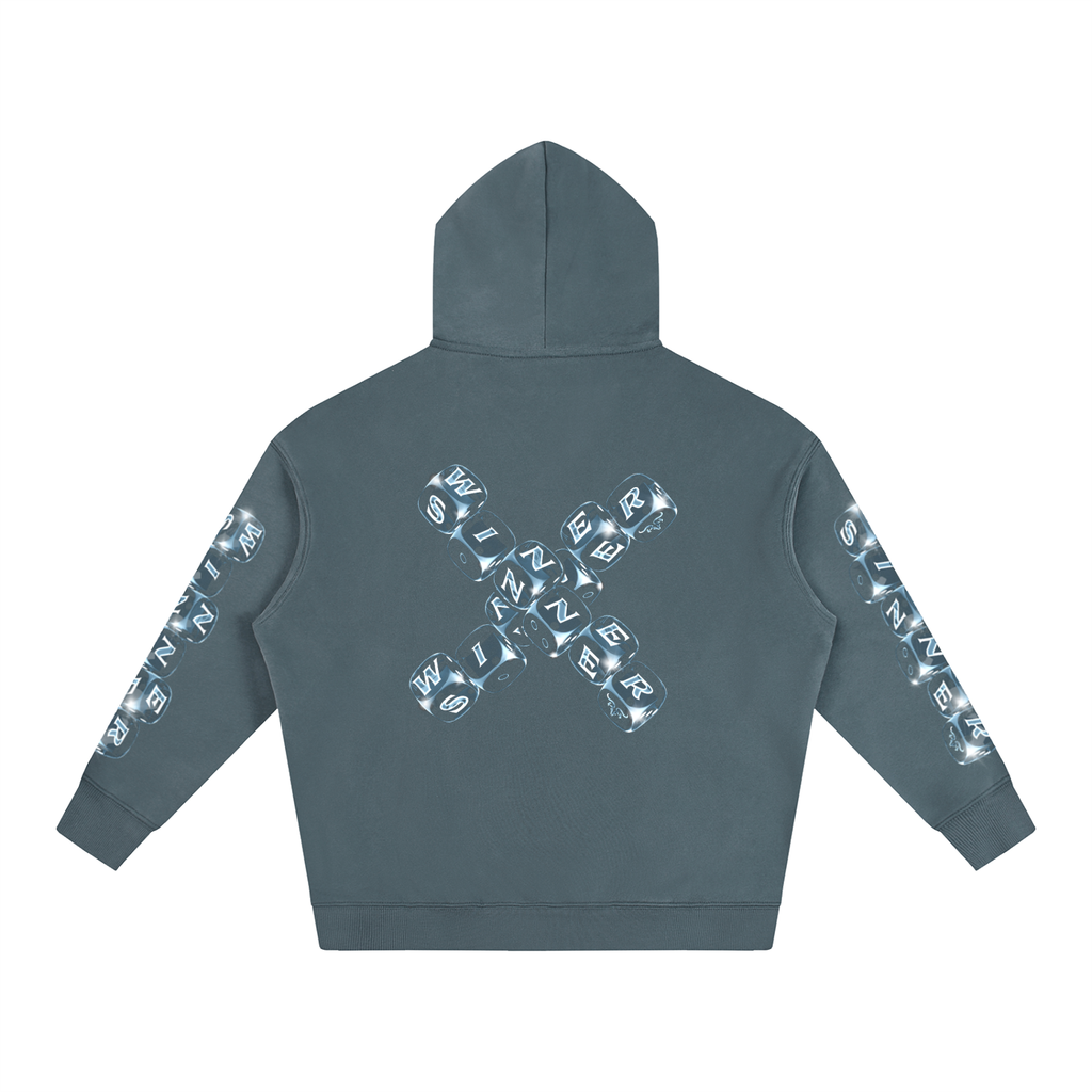 WINNER X SINNER X Risen Retro Oversize Fleeced Hoodie