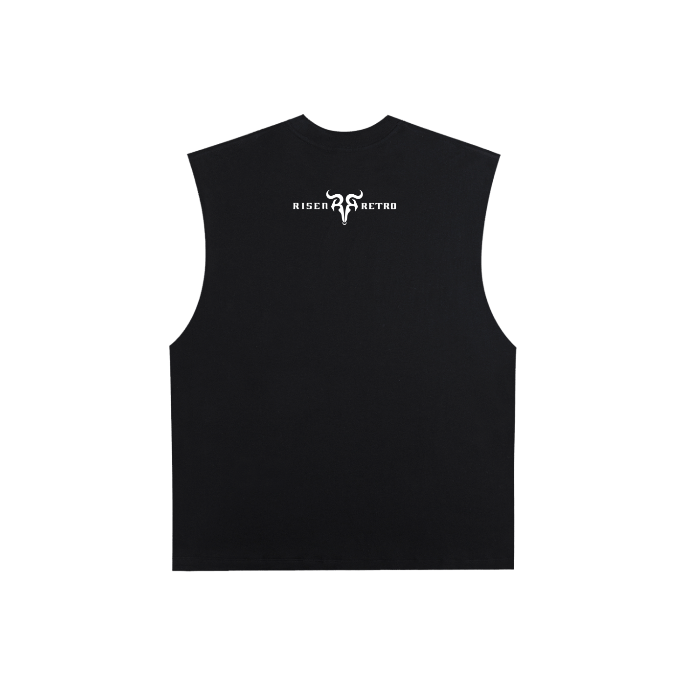 TRUCKERCANFIT X  RISENRETRO Raw Edge Cotton Tank Top