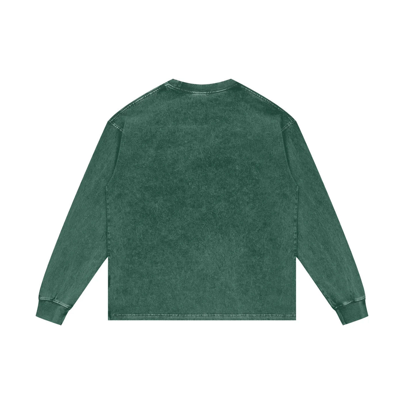 Doberman Rage X Risen Retro Acid Wash Oversize Long Sleeve T-Shirt