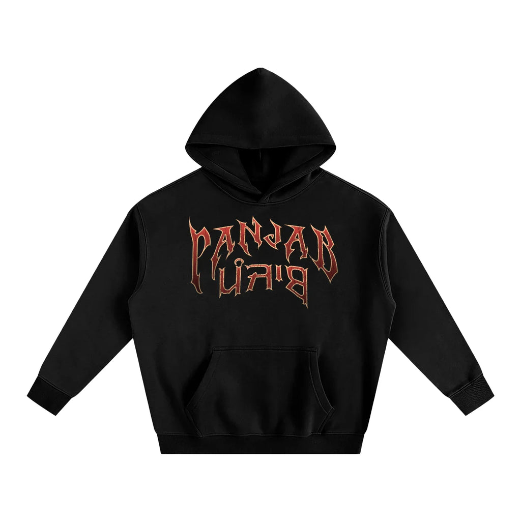 Panjab Bloodline X RisenRetro Oversize Fleeced Hoodie